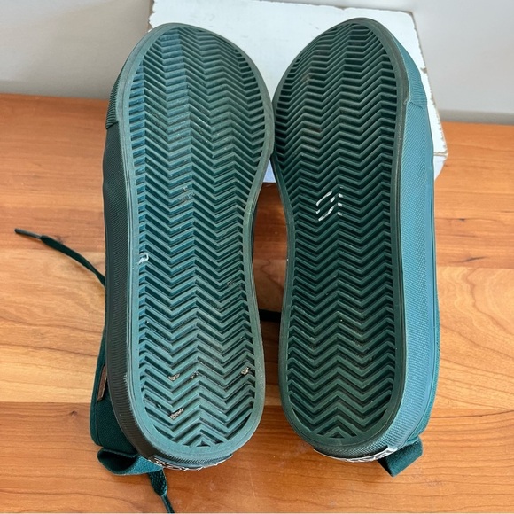 BANGS Green Canvas High Top Sneakers Shoes Women Size 6 Men’s Size 4.5 - Picture 7 of 8